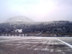うっすら雪景色